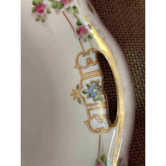 Nippon Antique Plate with Gold Trim - Picture 2 of 6